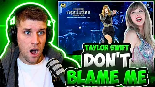 WHO SAYS SHE CAN'T SING?! | Rapper Reacts to Taylor Swift - Don't Blame Me LIVE (First Reaction)