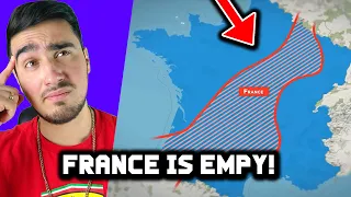 FRANCE IS EMPY? Mexican Guy Reacts to Real Life Lore (Why 1/3 of France is Empty