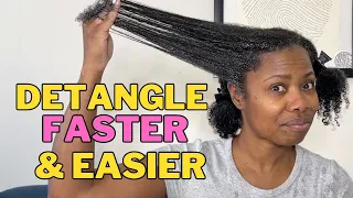 Unlock Faster Hair Detangling! Say Goodbye To Dreaded Wash Days & Save Your Length!" 🙏🏽