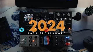 MY 2024 BASS PEDALBOARD DEMO - COMPACT RIG || 12x8" BOARD
