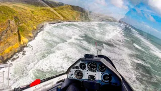 Lowlevel Glider Chase | Westcoast New Zealand