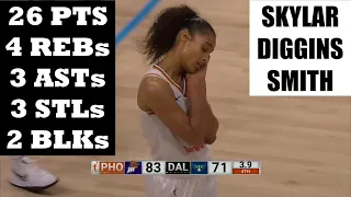 Skylar Diggins-Smith STUFFS Stat Sheet & Tells Dallas Wings "NIGHT NIGHT" As Phoenix Mercury Get Win