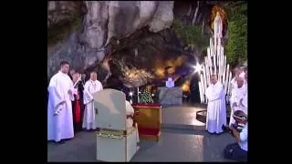ostaknia wizyta Jana Pawla II w Lourdes (2OO4)