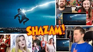 Reactors Reaction to SHAZAM Reveal from Shazam Trailer 2 | Reaction Mashup