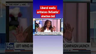 Liberal commentators react to DeSantis’ announcement #shorts