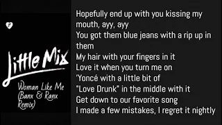 Little Mix - Woman Like Me [Banx & Ranx Remix] (Lyrics)
