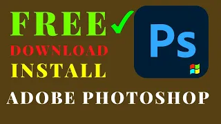 How to Download & Install Adobe Photoshop Free!! on Windows Pc or Laptop [Kannada]