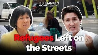 Desperate refugees who came to Canada to start a new life are now living on the streets of Toronto!