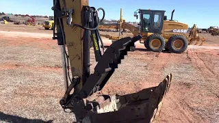 Hydraulic Thumb Installed On Cat 308 Excavator