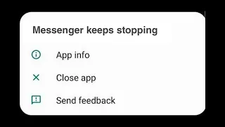 how to fix messenger keeps stopping problem 2022