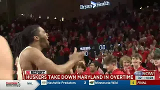 Nebraska basketball defeats Maryland in overtime