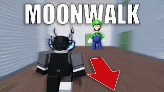 HOW TO MOONWALK IN EVADE ROBLOX