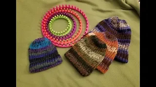 Loom Knitting a Brimmed Hat - Full Tutorial!