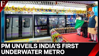 PM Modi Opens India's First Underwater Metro Service in Kolkata
