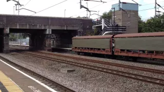 (HD) Tamworth railway station 12/08/2015 ft. 56302, 60010+ 60074, 68004, 68008