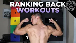 RANKING BACK WORKOUTS (REAL LIFE TIER LIST)