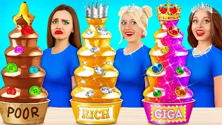 Cooking Challenge | Rich vs Poor vs Giga Rich Food by X-Challenge