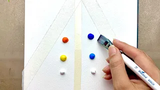 He’s Moon She’s Sun | Easy Couple Painting for  Beginners | Satisfying Art