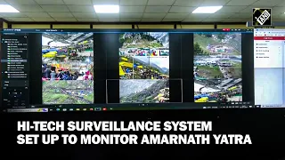 Hi-tech command control centre for real-time surveillance set up to monitor Amarnath Yatra