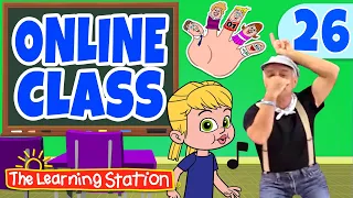 Online Class for Kids #26 ♫ Swimming Song ♫ by The Learning Station