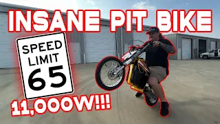 THE MOST INSANE PIT BIKE EVER!!!