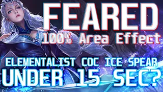 POE [3.14]The Feared under 15sec?Elementalist COC Ice Spear