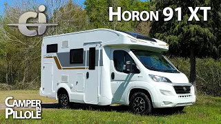 CI Horon 91 XT: meno di sei metri, gavone garage, letto basculante e dotazione completa