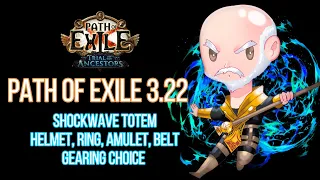 3.22 Cold Shockwave Totem Gearing Choice (Helmet, Amulet, Ring, Belt)