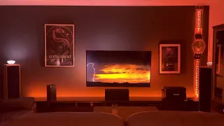 Philips Hue Light Show with HDMI Sync box and Transient 2