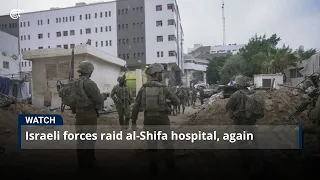 Israeli forces raid al-Shifa hospital, again