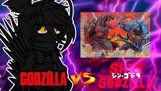 • Kaijus React To • | ° Godzilla Vs Shin Godzilla ° | ( By. @jimbocc1291 ) part 1/3