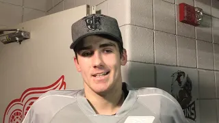 Filip Zadina practices ahead of leaving for World Juniors