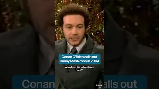 Danny Masterson Called Out By Conan In 2004 #shorts