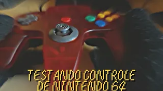 MOSTRANDO E TESTANDO CONTROLE USB DE NINTENDO 64 DO ALIEXPRESS