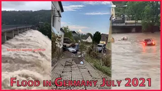 Deutschland Hochwasser in NRW und Rheinland Pfalz 2021 Vorort Aufnahmen #Hochwasser 🇩🇪🙏