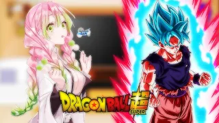 🍥🌸 mitsuri 🌸reacciona a 🐲Goku 🐲🍥