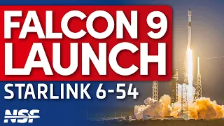 SpaceX Falcon 9 Launches Starlink 6-54