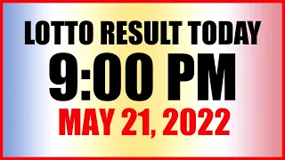 Lotto Result Today 9pm Draw May 21 2022 Swertres Ez2 Pcso