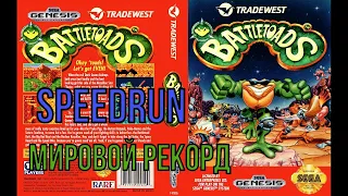 "Battletoads" GENESIS 16 bit Speedrun Warp + - "Батлтоадс" Сега Генезис Спидран Мировой рекорд