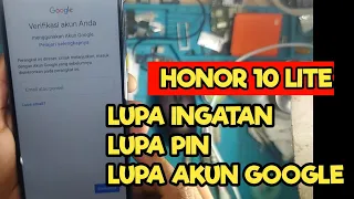 BYPASS FRP AKUN GOOGLE HONOR 10 LITE TANPA PC