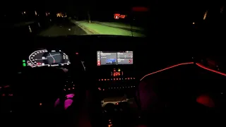 NIGHT DRIFT POV DRIVE IN MY MANUAL G82 m4