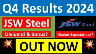 JSW STEEL Q4 results 2024 | JSW STEEL results today | JSW STEEL Share News | JSW STEEL latest news