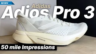 Adidas Adios Pro 3 - An outstanding race shoe nearly ruined by a dreadful upper