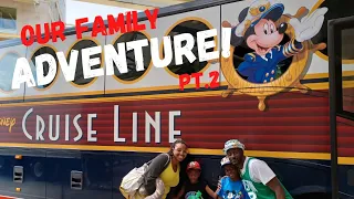 Our 1st Disney Cruise: Disney Dream | Embarkation + Sail Away Party + Enchanted Garden