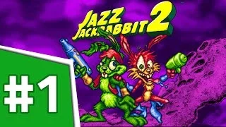 Let's Play Jazz Jackrabbit 2 (Hard Mode) - 01 Castle Escape