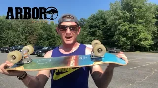 Arbor Skateboard: "Shredding" on a Pilsner Board
