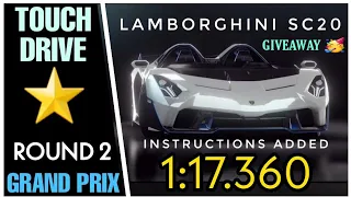 Asphalt 9 | Touch Drive | Lamborghini SC20 Grand Prix Round 2 | 1 Star | Instructions Added