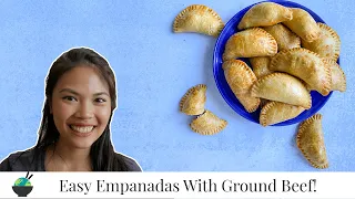 Filipino Empanadas Recipe Using Ground Beef | Baked Filipino Beef Empanadas