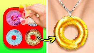 Cool DIY Epoxy Resin Jewelries And Fantastic Crafts With Polymer Clay