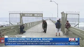Ocean Beach Pier Reopens Ahead Of Memorial Day